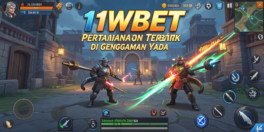Tampilan gameplay Tower Defense yang seru dari 11WBET dengan berbagai menara dan musuh.