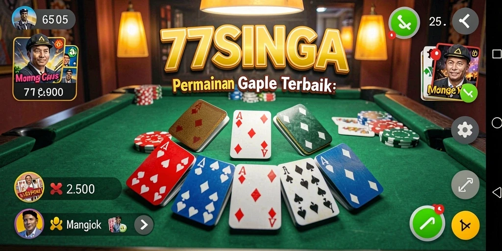 Tampilan gameplay seru dari 77SINGA yang mengasyikkan.