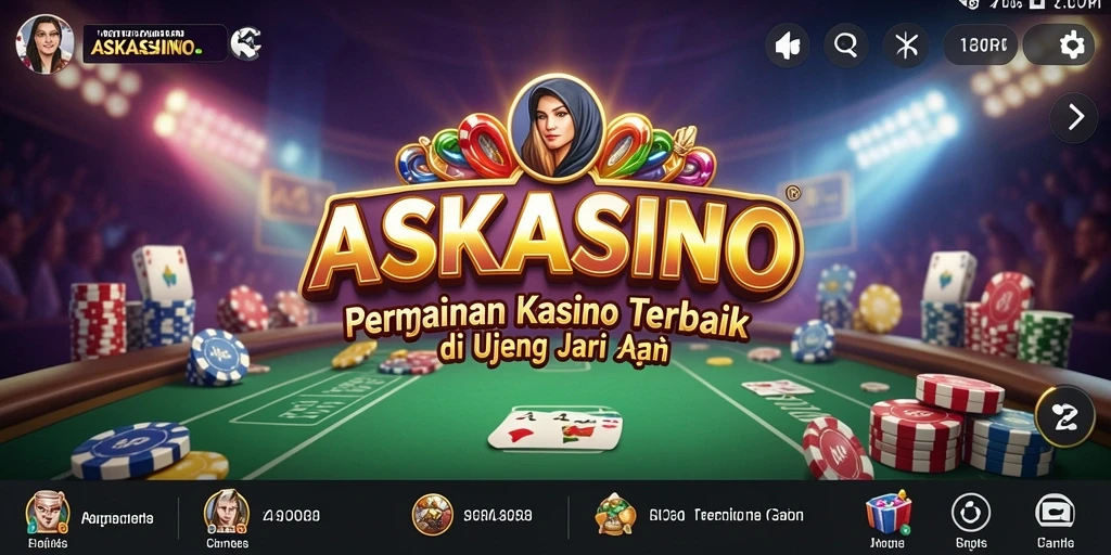 Screenshot utama ASKASINO menampilkan gameplay Kasino yang mendebarkan.