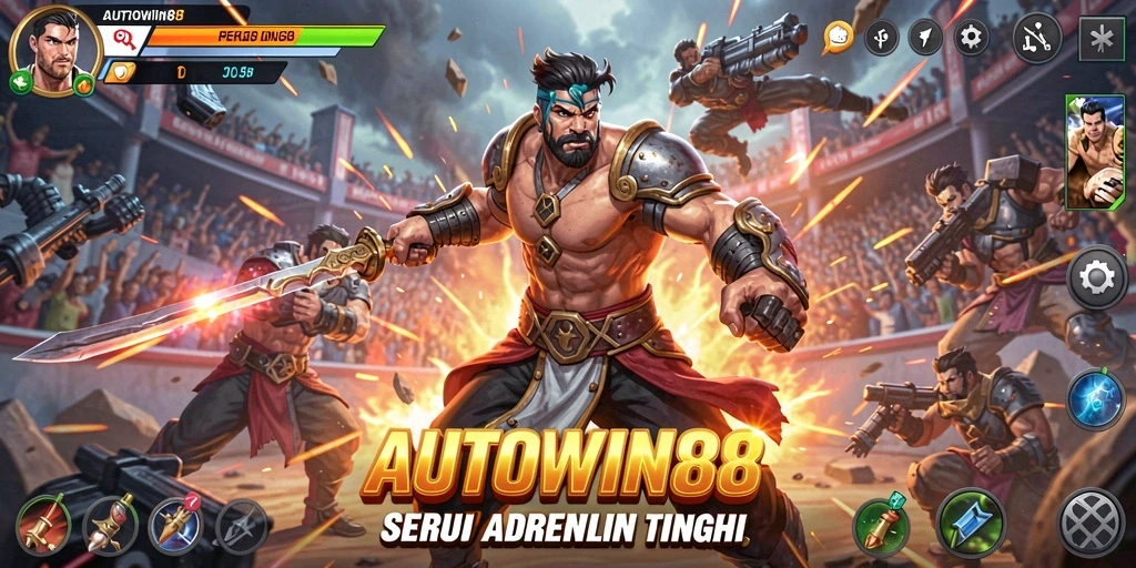 Tampilan gameplay seru dalam AUTOWIN88 yang penuh aksi.