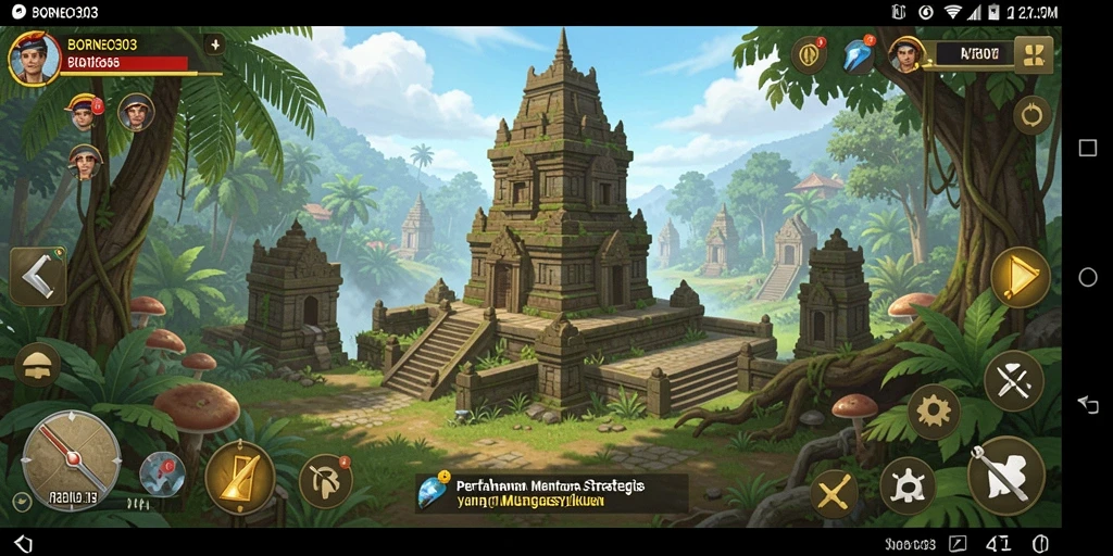 Gameplay menakjubkan BORNEO303 dalam pertahanan menara.