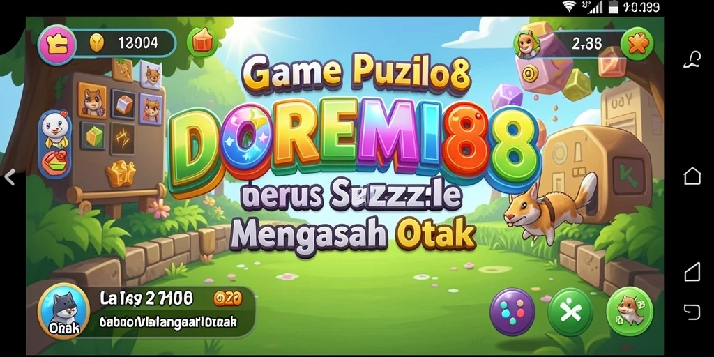 Screenshot DOREMI88 menampilkan gameplay puzzle yang menantang dan menyenangkan.