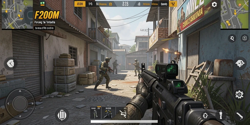Gameplay mendebarkan di F200M, penuhi pertempuran seru!