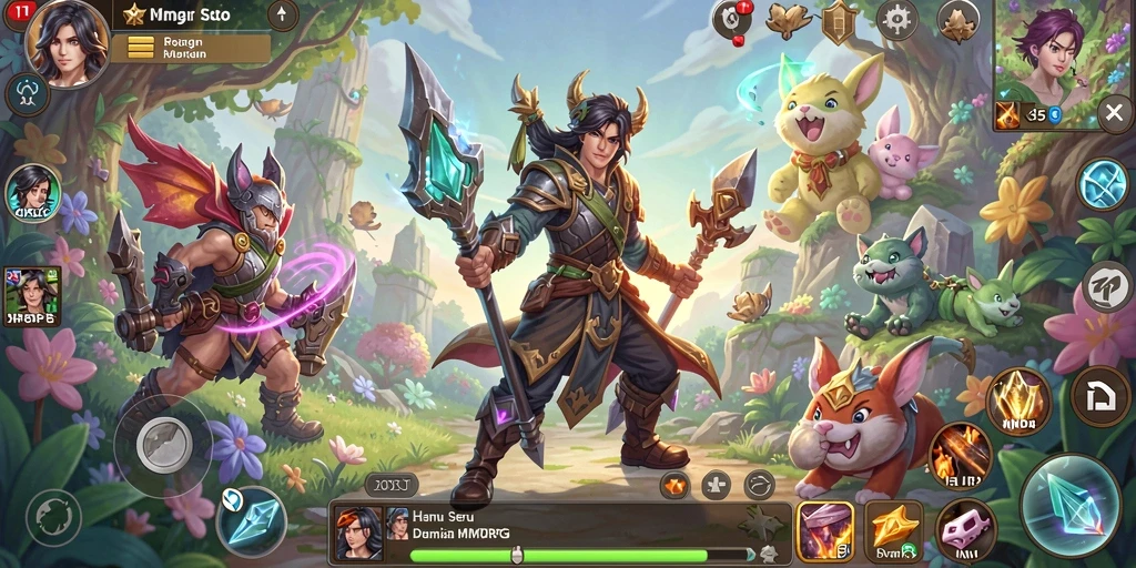 Gameplay seru di dunia fantasi yang menakjubkan.