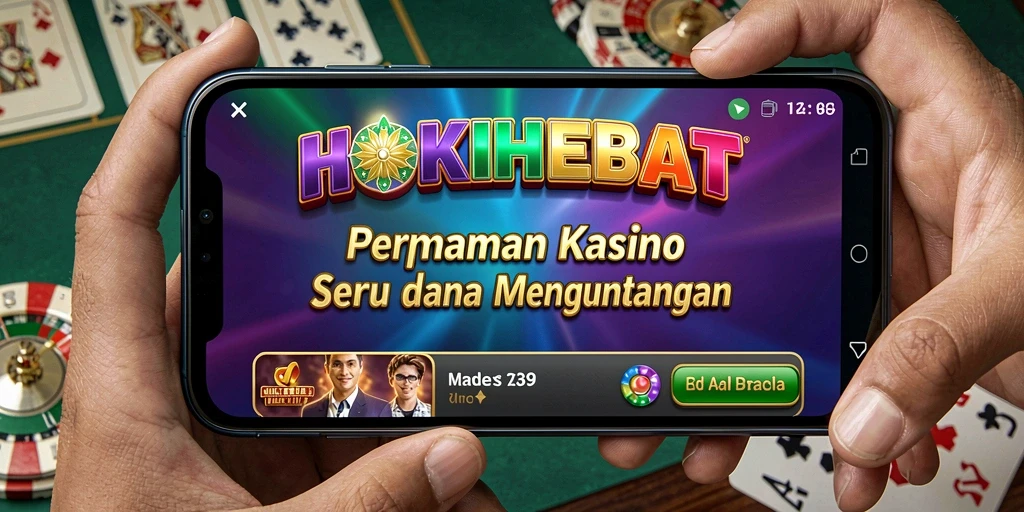 Tampilan gameplay HOKIHEBAT yang menarik dan mendebarkan.