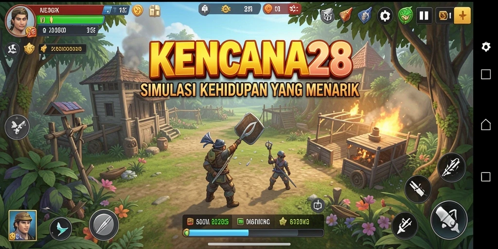 Tampilan gameplay KENCANA28 yang menarik dan menawan.