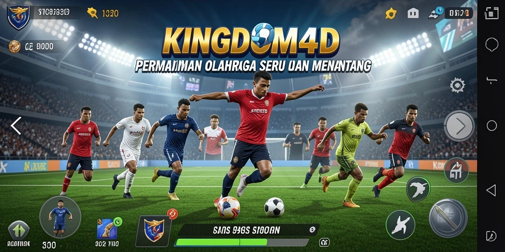 Tampilan gameplay KINGDOM4D yang menarik dan dinamis.
