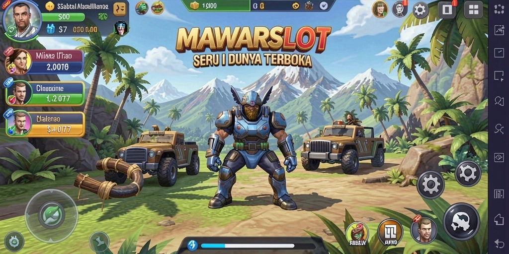 Tangkapan layar dari gameplay Open World yang menakjubkan di MAWARSLOT.