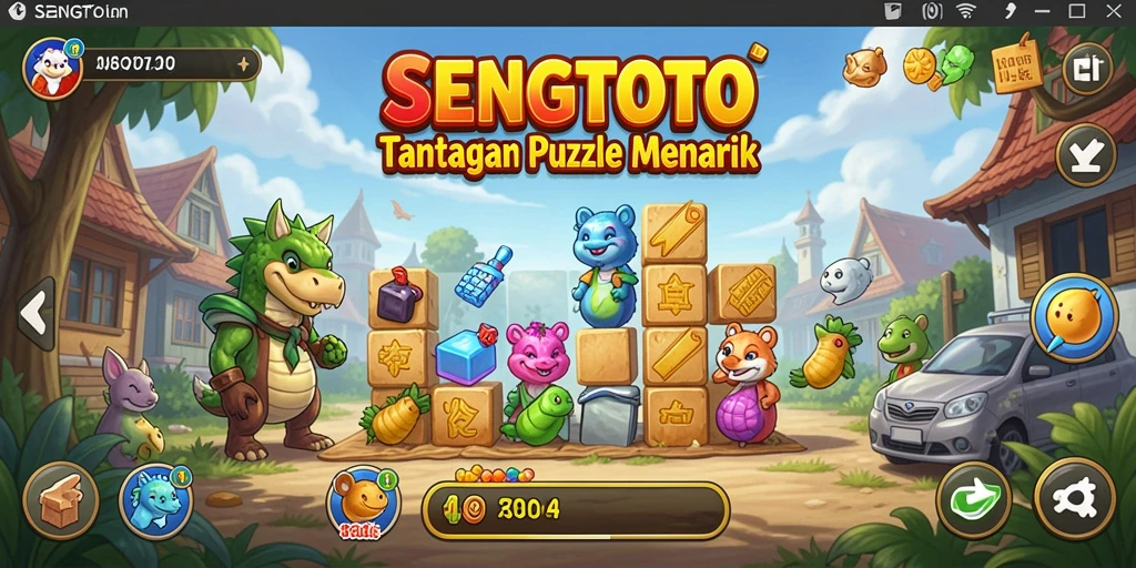 Tampilan gameplay SENGTOTO yang menantang dan penuh warna.