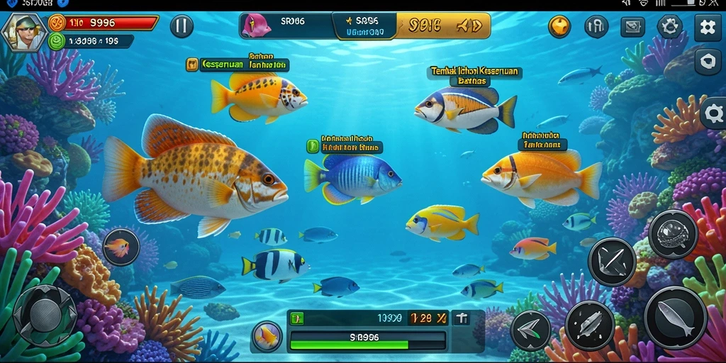 Tampilan gameplay Tembak Ikan yang penuh aksi di SR996.