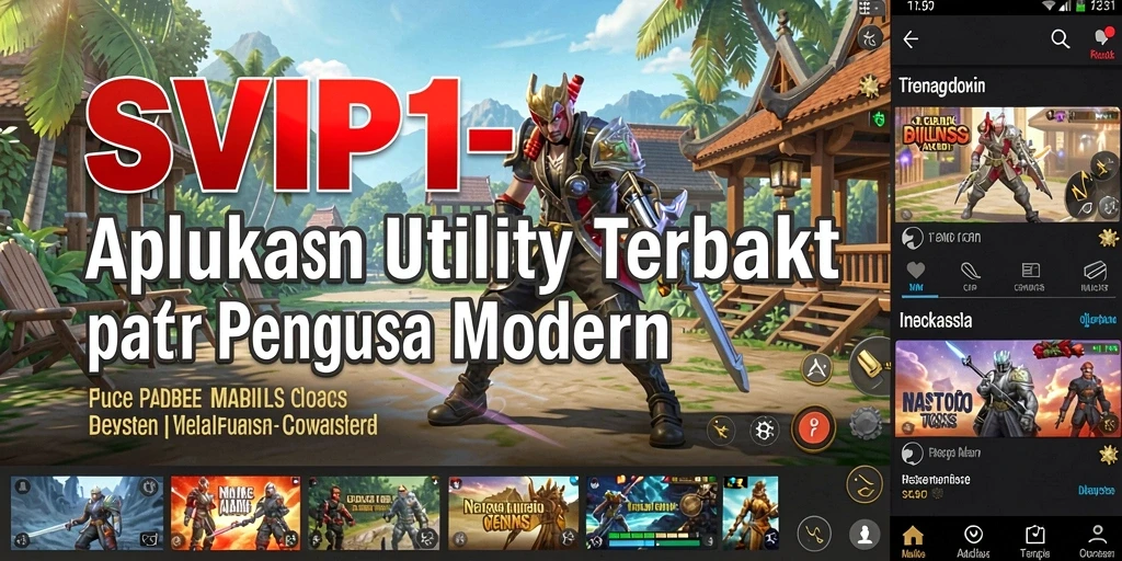 Tampilan antarmuka SVIP1 yang intuitif dan ramah pengguna.